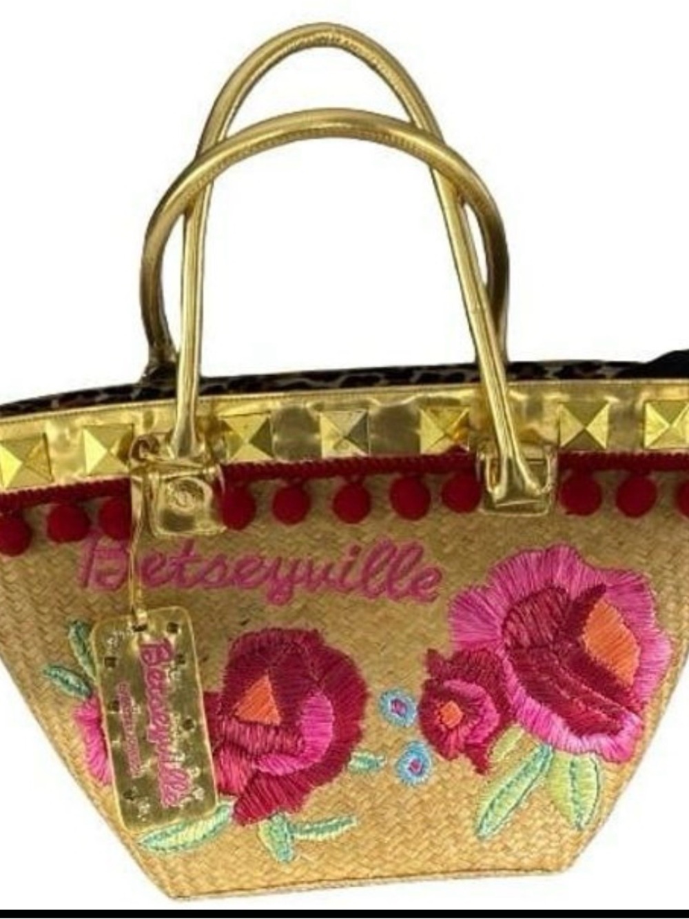 Betsey Johnson Betseyville La Playa Embroidered tote - Picture 2 of 8